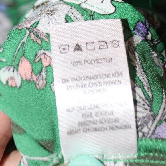 Dalia Green Floral Sleeveless Top - Picture 10 of 13